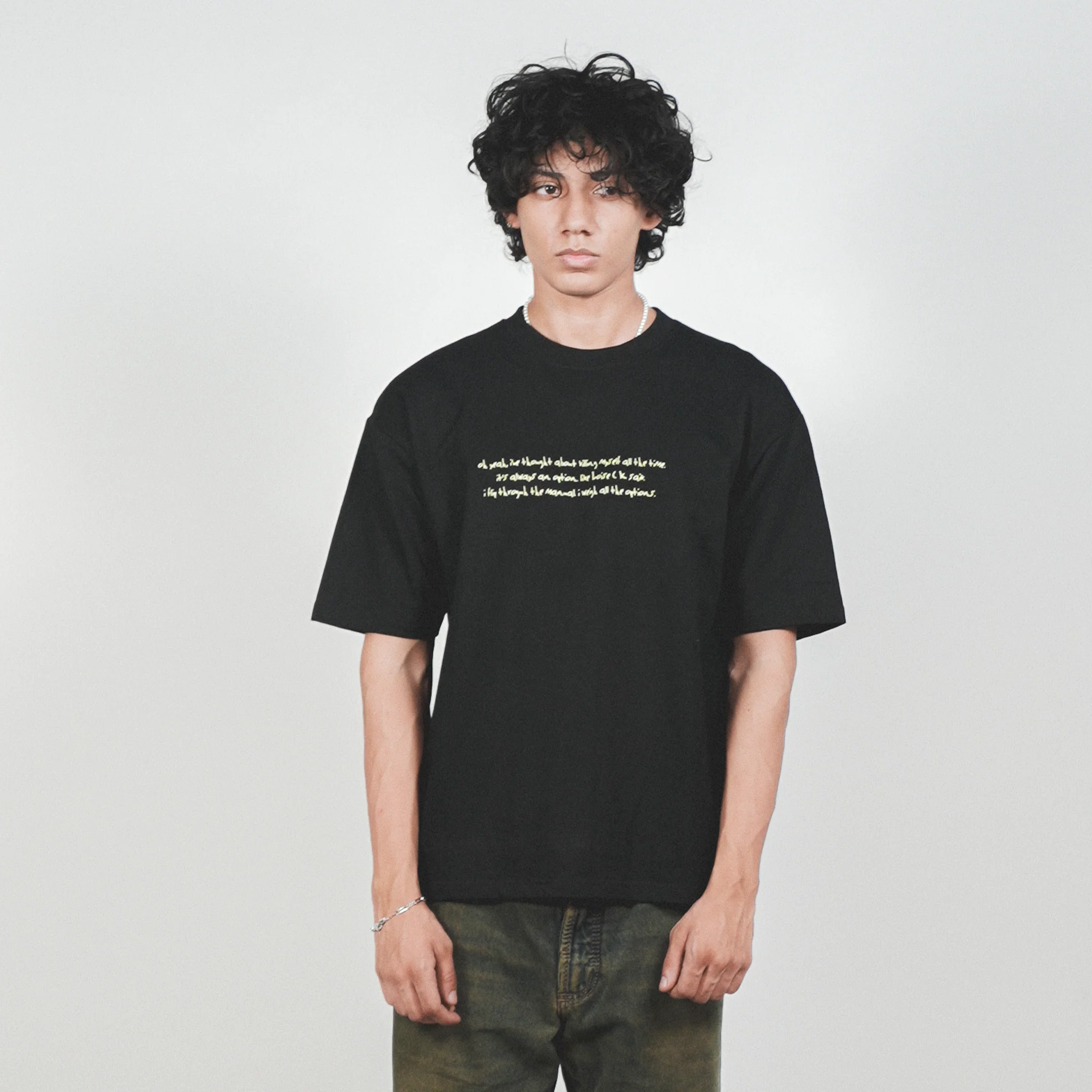beautiful thoughts oversized t-shirt - Image 4