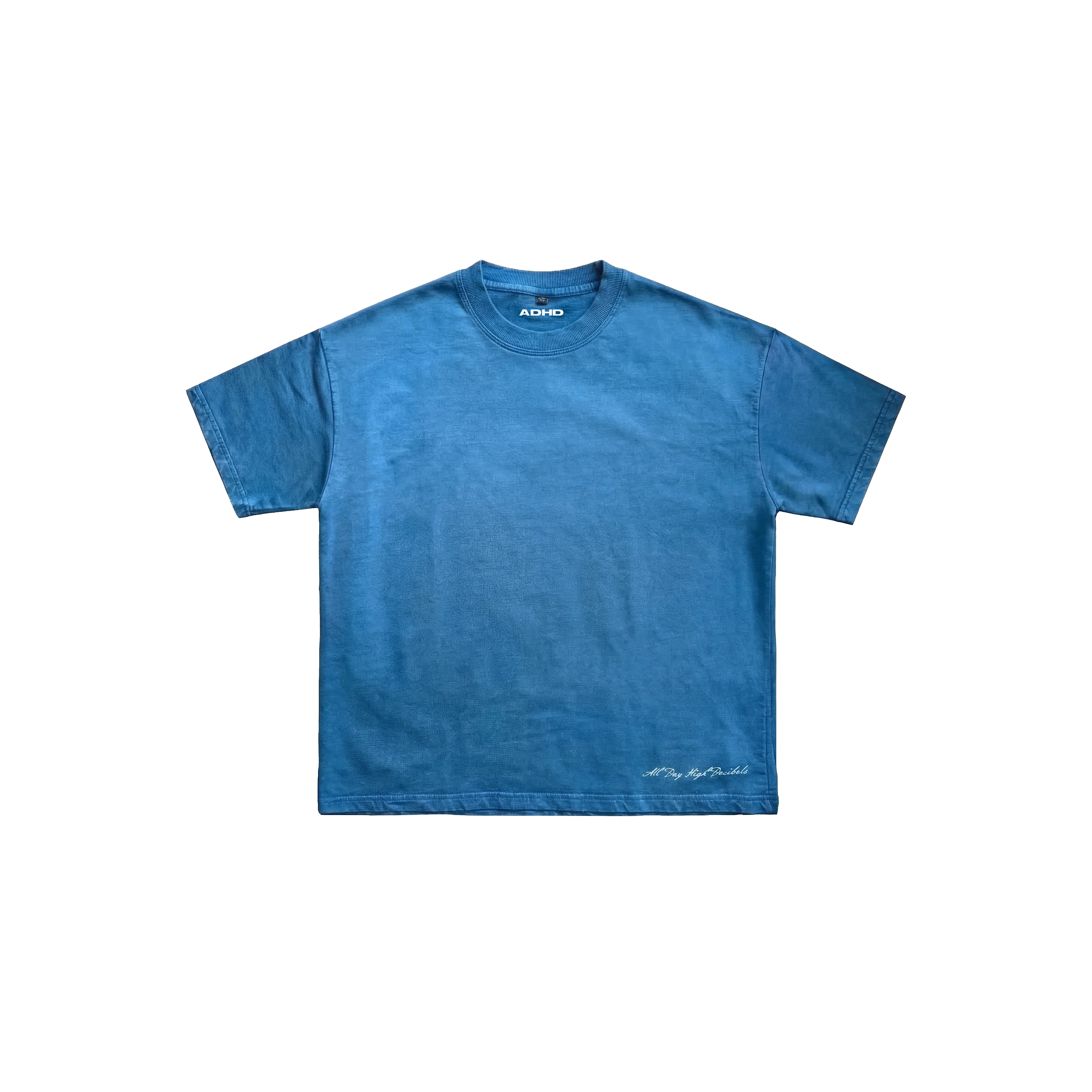 butterflies denim effect boxy tee - Image 4
