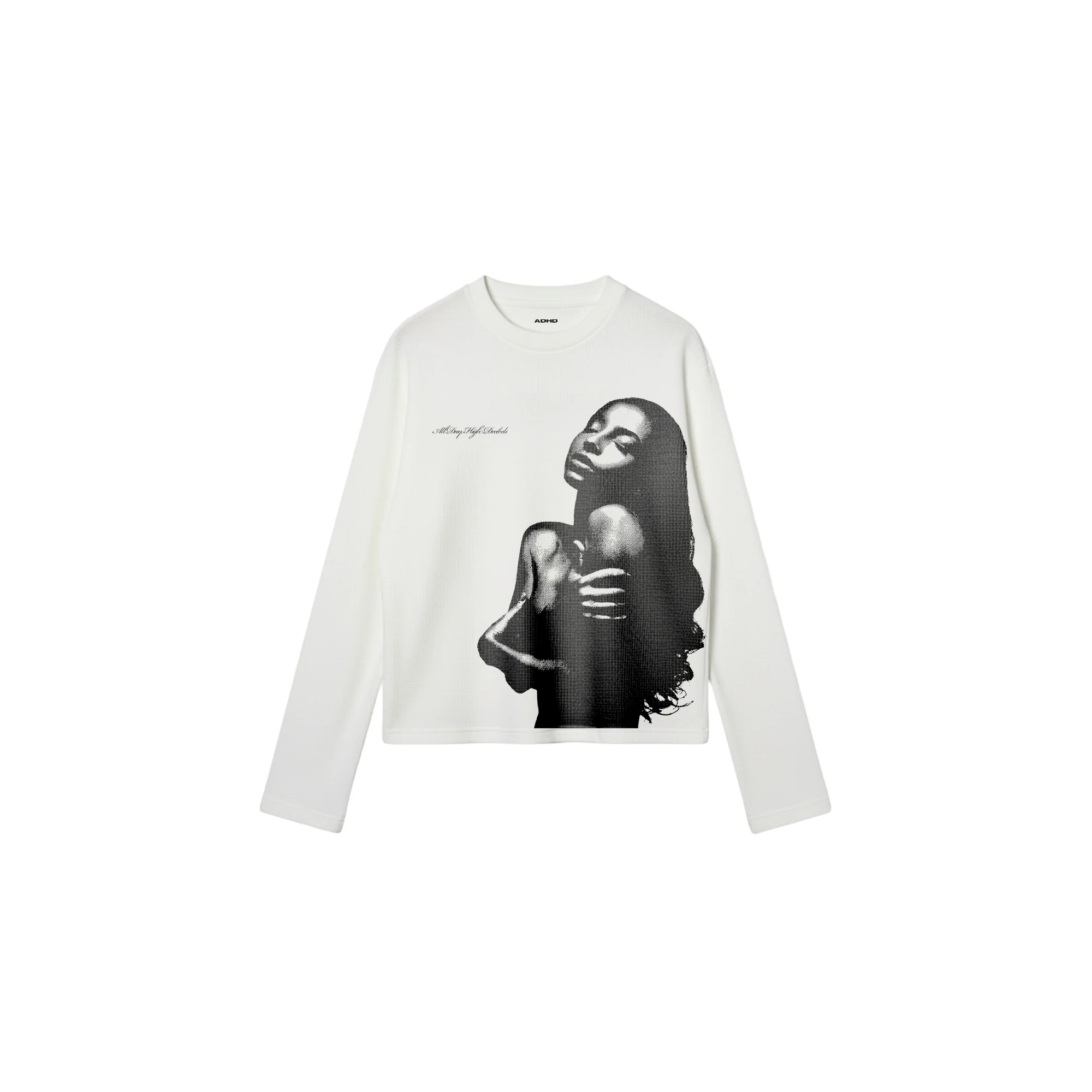 kiss of life waffle oversized full sleeve - Image 3
